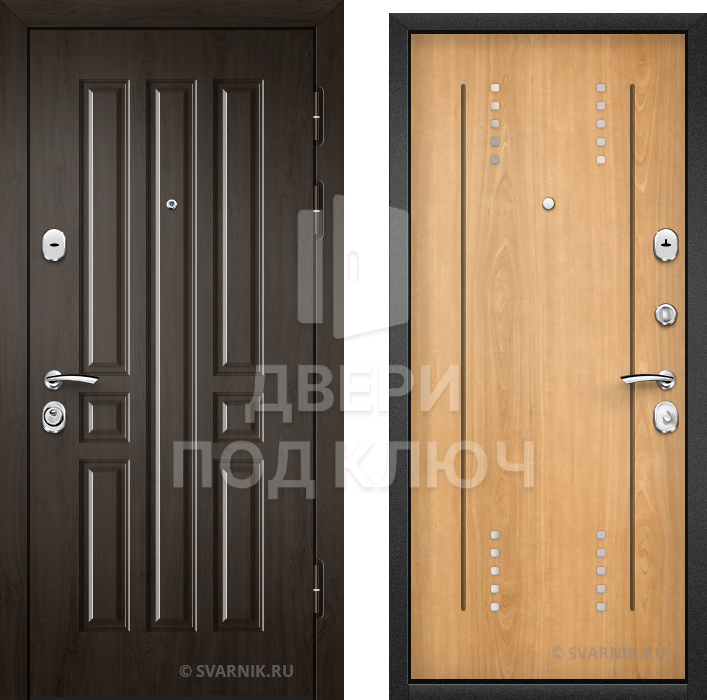 Трехконтурная входная дверь в офис ДПК-8866