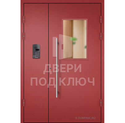Входная дверь со стеклом в подъезд ДПК-13744
